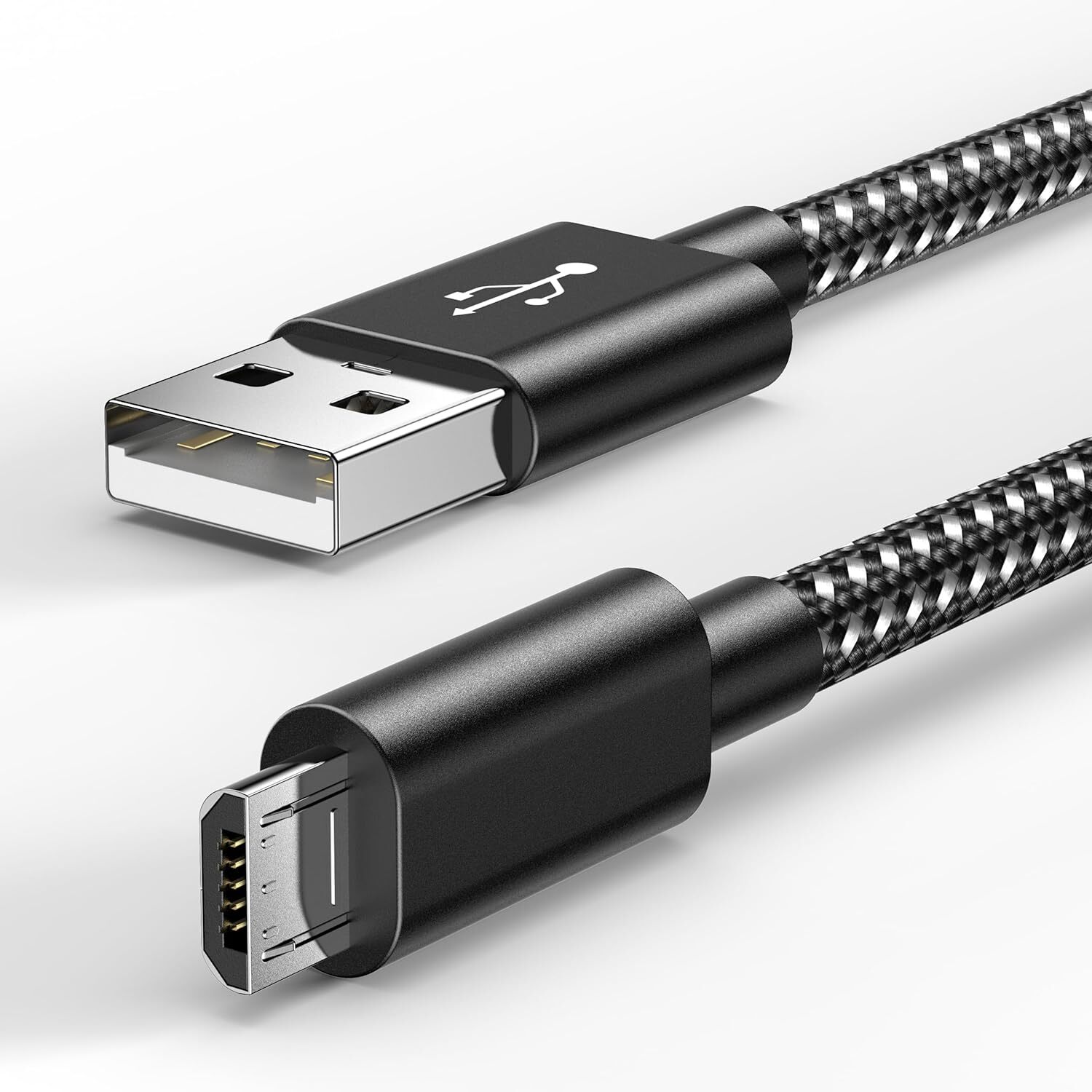 3Ft/6Ft/10Ft Micro USB Fast Charger Cable Braided Cord For Samsung Android Lot