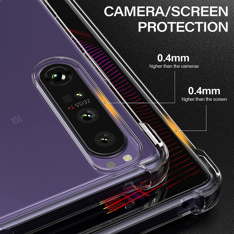 For Sony Xperia 1 V 10 V 5 IV 10 iii 1 ii 10 Plus Pro-I Clear Gel TPU Case Cover