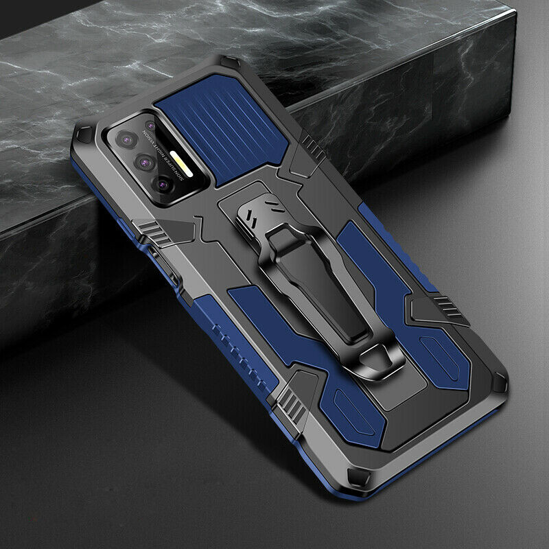 For Xiaomi Poco X5 X4 X3 M4 Pro Shockproof Belt Clip Stand Case+Screen Protector