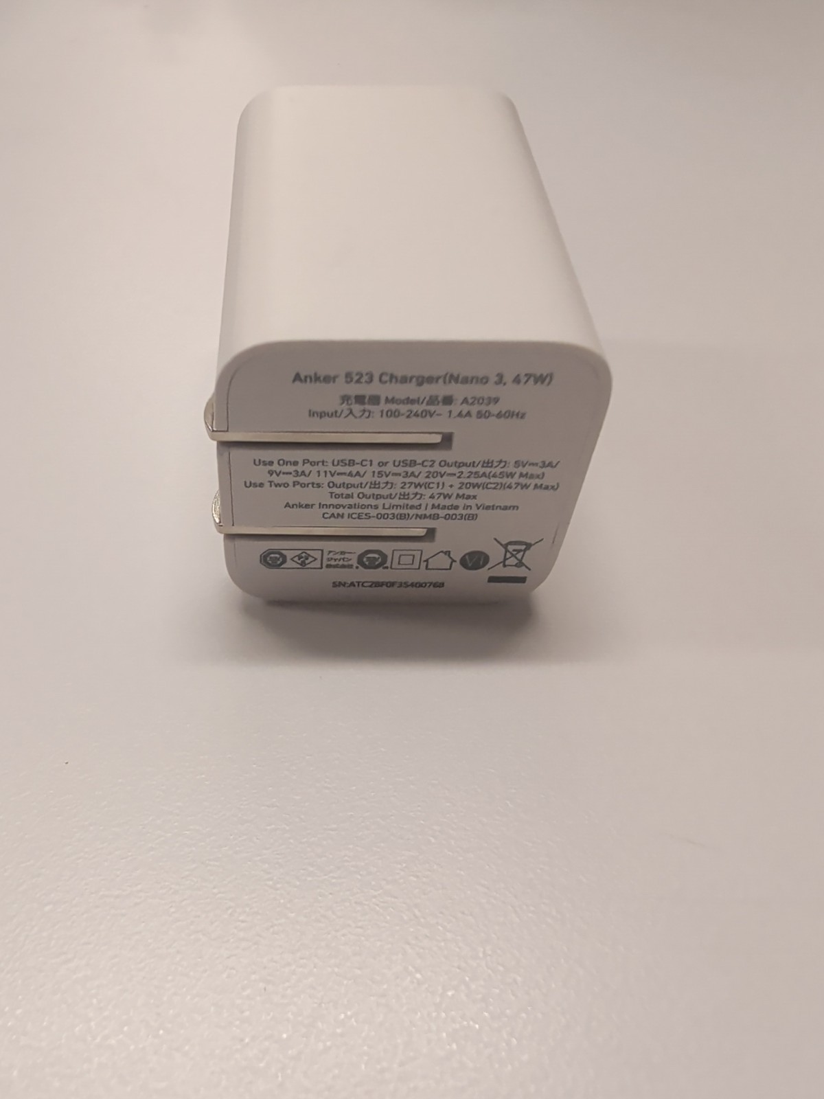 Anker 47W USB C Charger Nano 3 Dual USB-C GaN Charging for iPhone 15/Galaxy/iPad