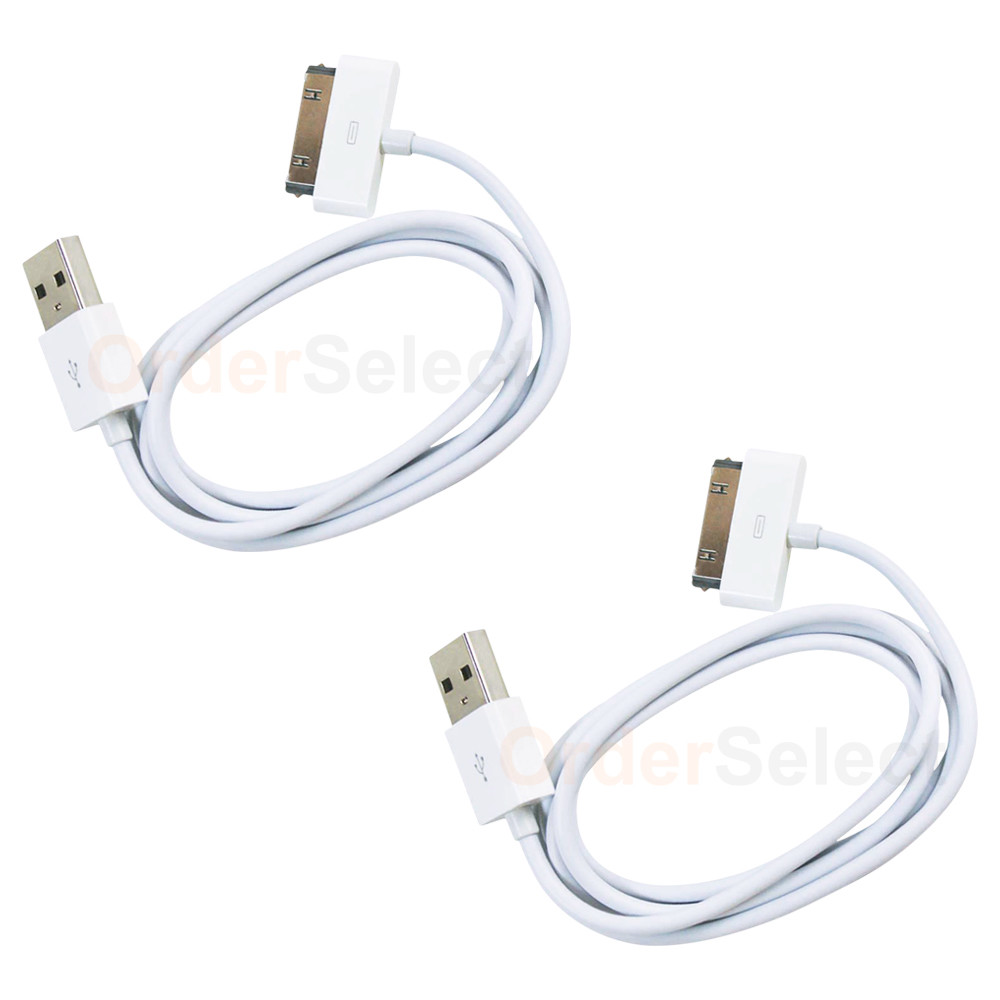2 NEW HOT! USB Battery Charger Cable for Apple iPhone 1 1G 2 3 3G 3GS 4 4G 4S