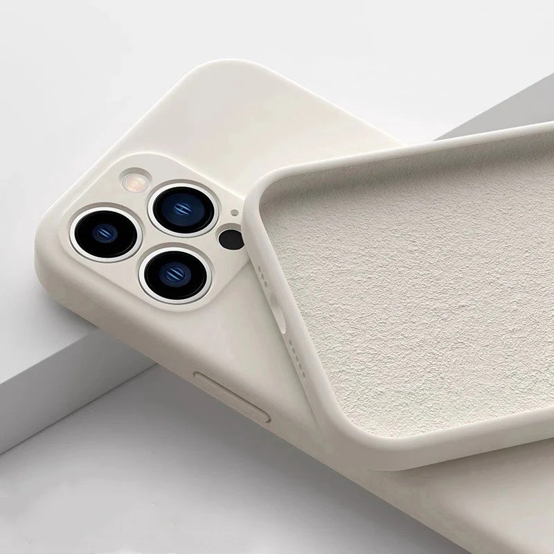 For iPhone 16 15 14 13 12 11 Pro Max XS X 8 7 SE Silicone Case Camera Lens Cover