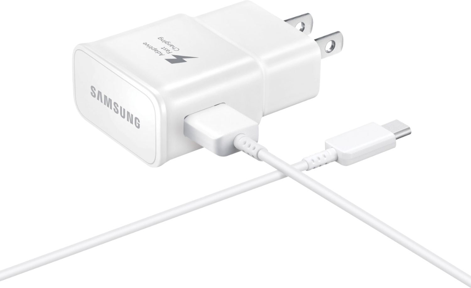 Genuine Samsung – Fast Charge Wall Charger – White EP-TA315CWEGUS