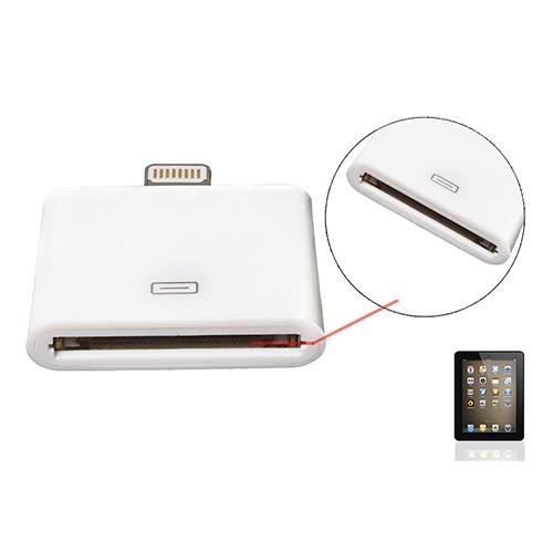 30 Pin to 8 Pin Converter Adapter for Apple iPhone 4 5 6 6s 7 iPad Charger