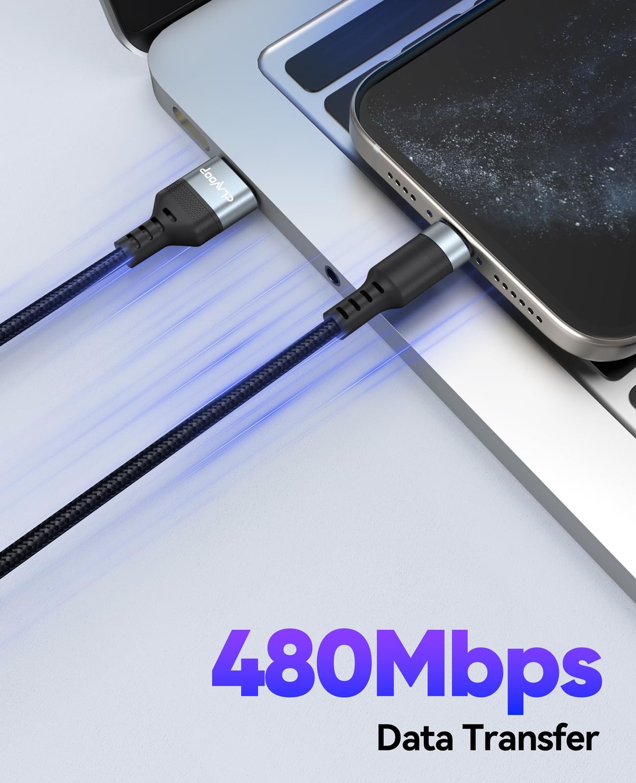Short USB A to USB C Cable 3 inch, 60W Fast Charging TypeC Cord, USBA 2.0 480…