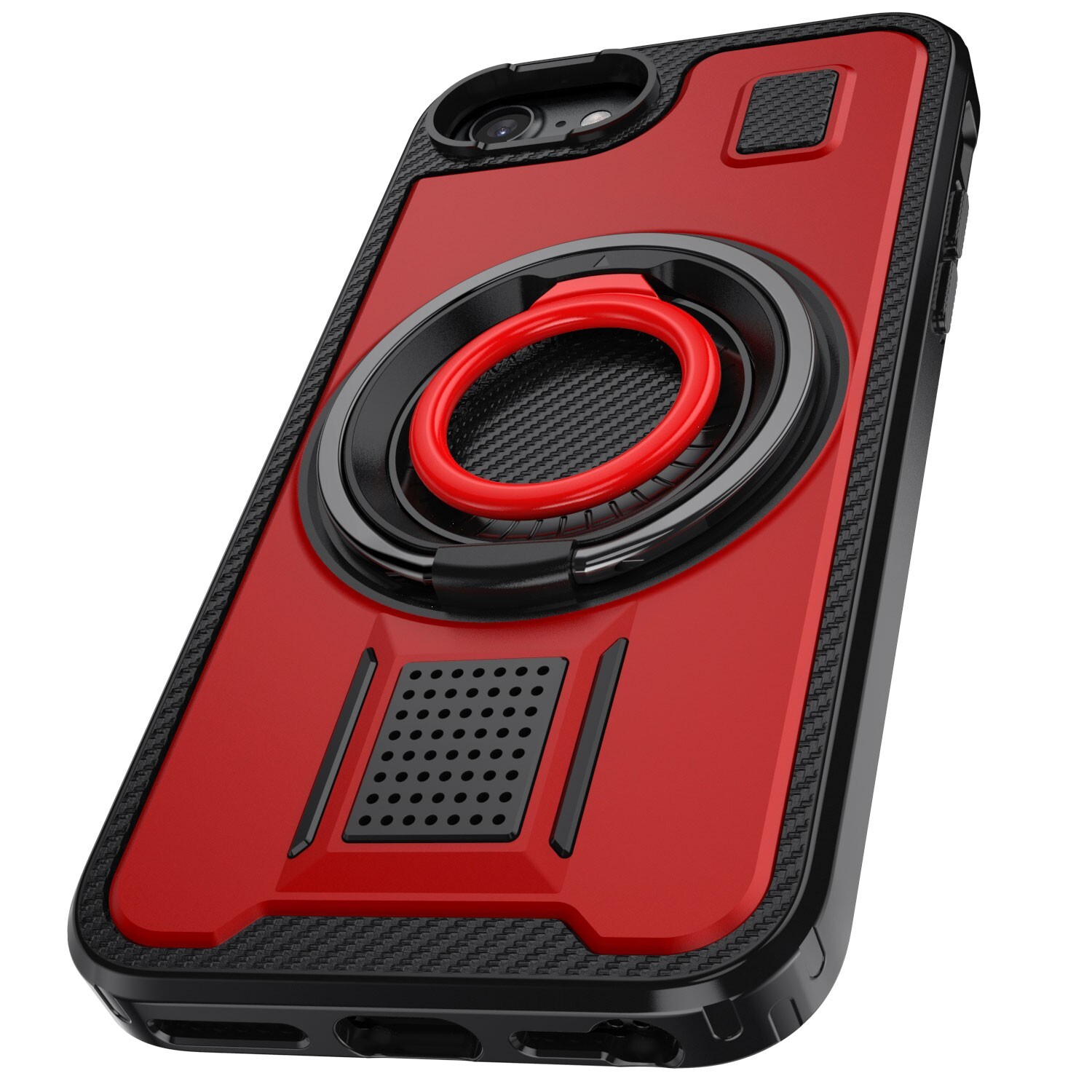 For Apple iPhone 6/6s Case Protective Rugged Ring Stand Cover / Screen Protector