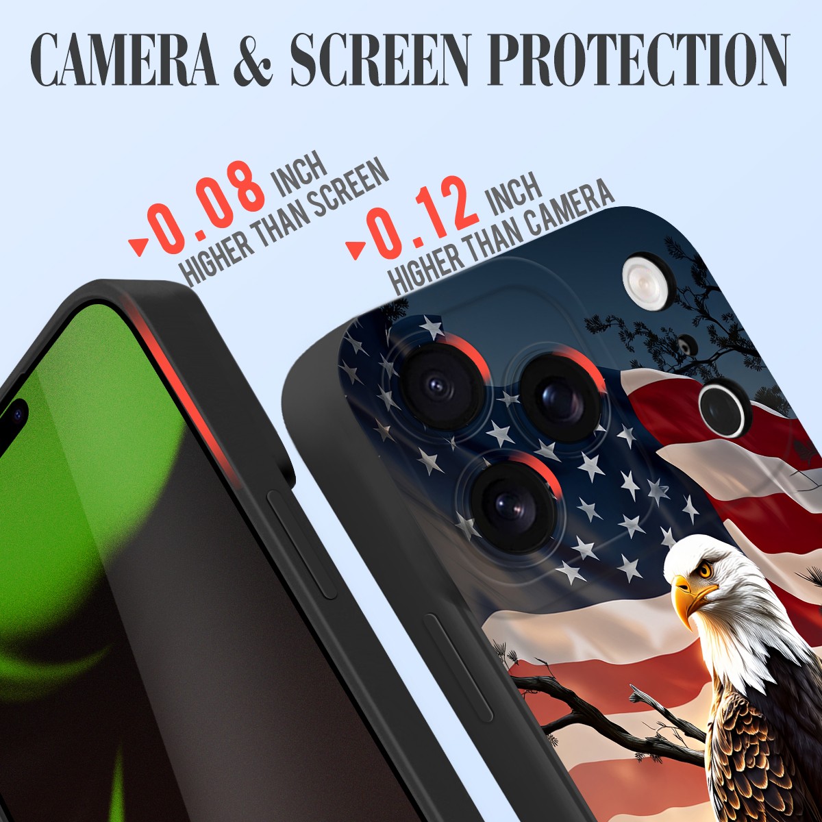 Antique USA Flags Designed Silicone Phone Cover Case For iPhone 17 Pro/16e/15/14