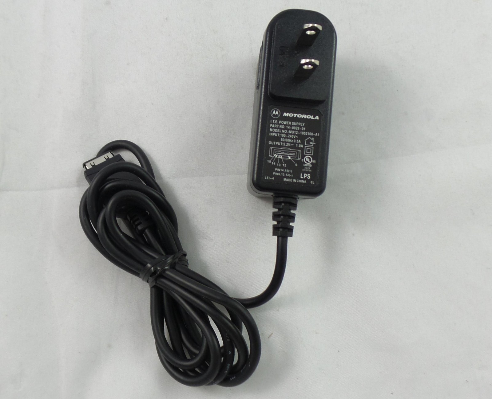 Motorola 100-240v Charger AC Power Adapter for Treo 180/300/600 (14-0028-01)