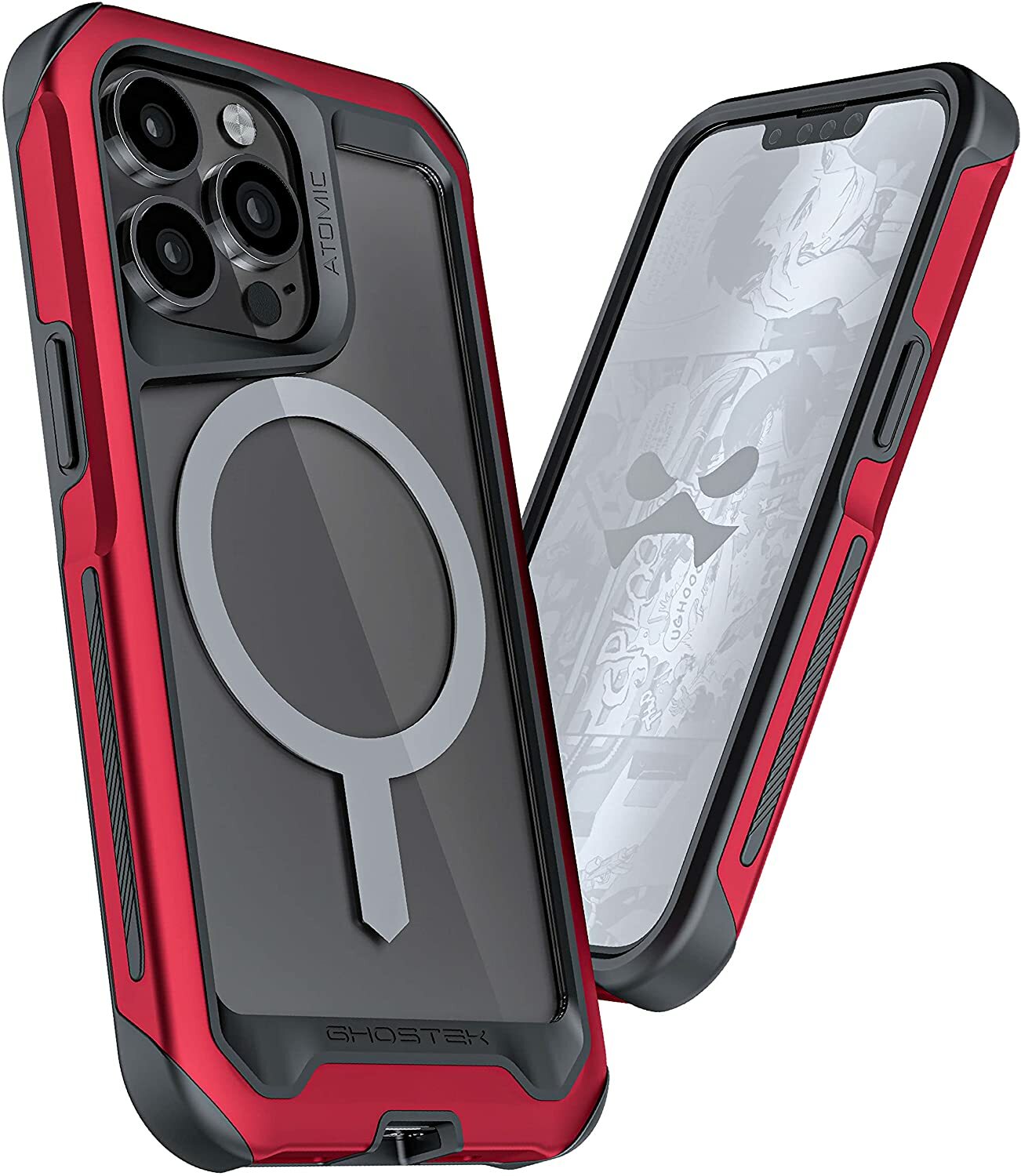 Ghostek ATOMIC slim Metal MagSafe Phone Case Designed for iPhone 13 Pro Max mini