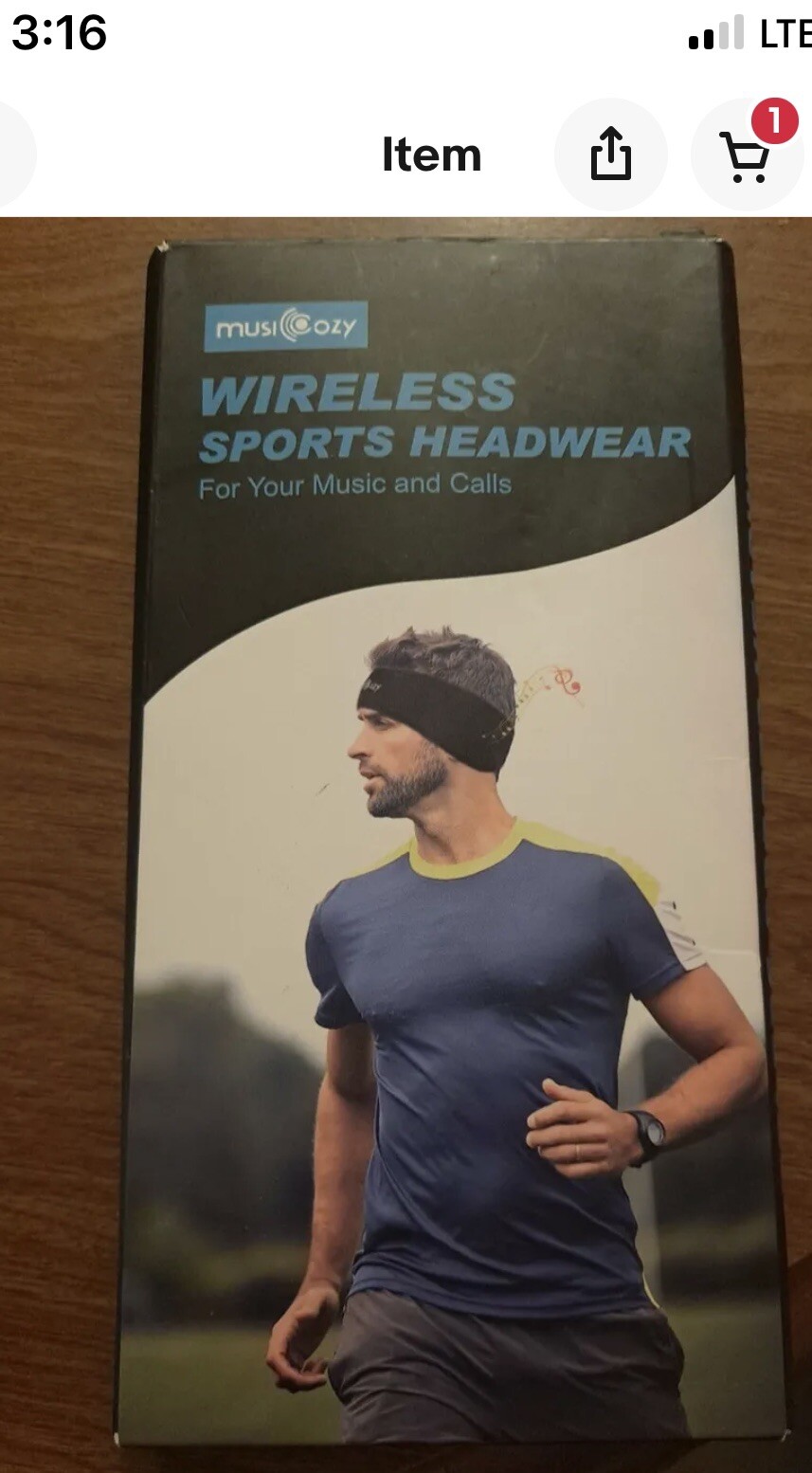 Wireless Sports Headwear Built-in microphone, hands free talking