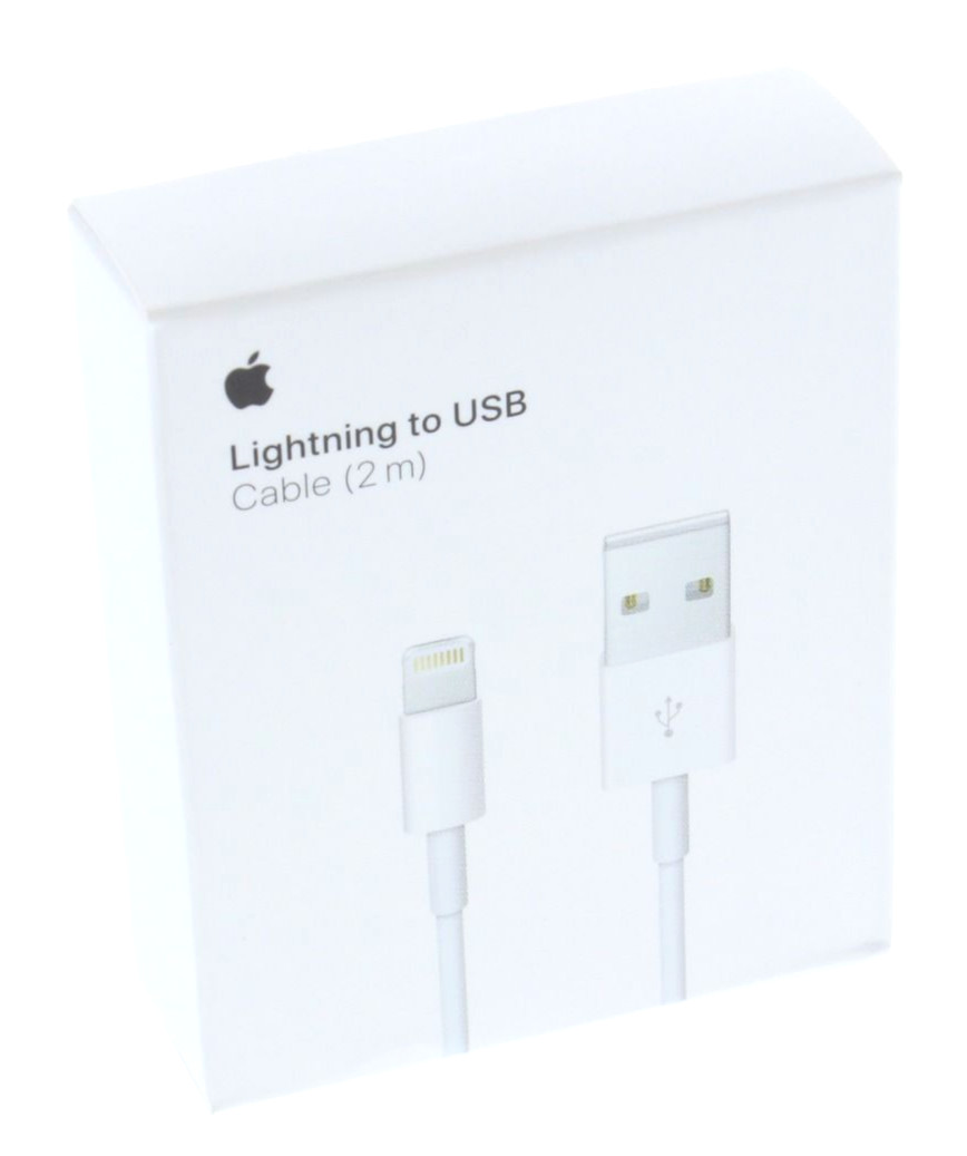 Apple USB to 8 Pin Connector Cable 6.5 feet A1510 White MD819AM/A Original