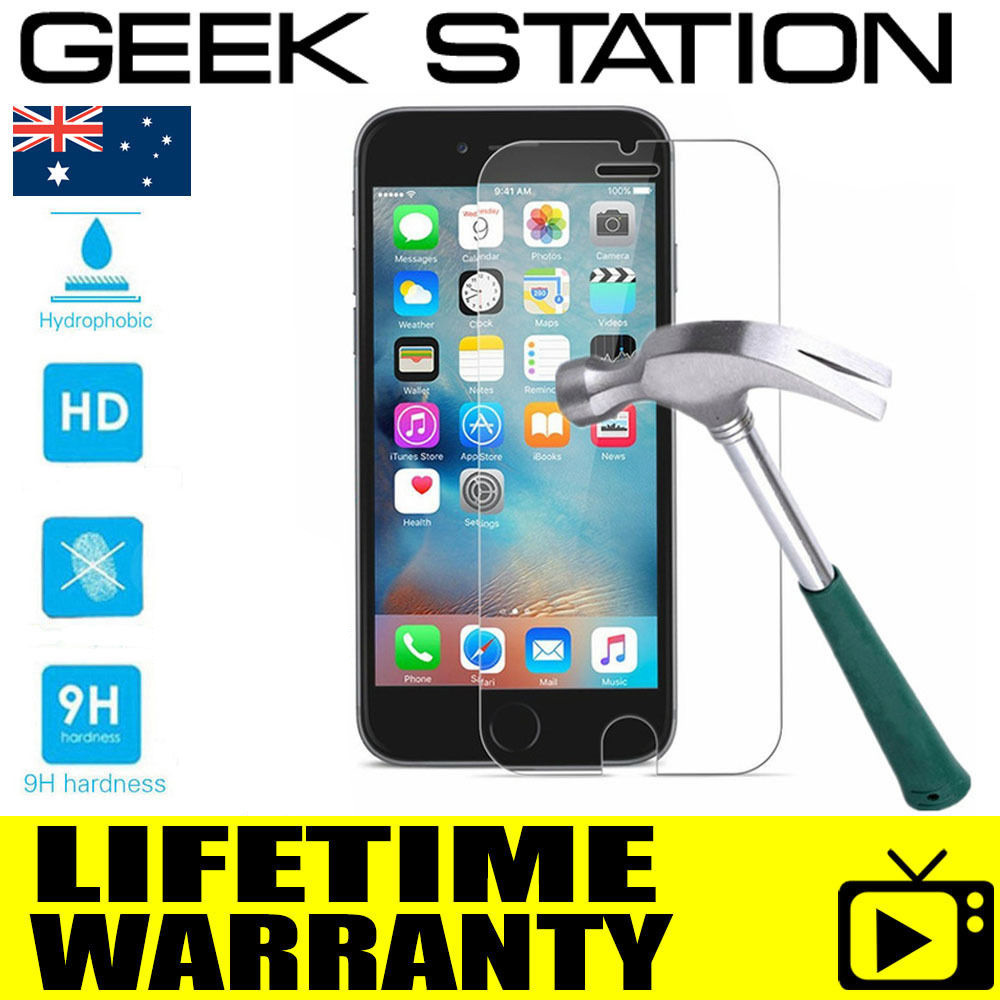 for iPhone 7 toughened Tempered Glass Screen Protection money back g’tee