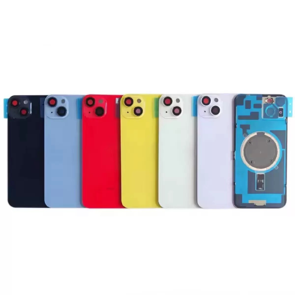 Back Glass Replacement Lot With Metal Magnet For iPhone14/15 Plus/14 Pro Max/15