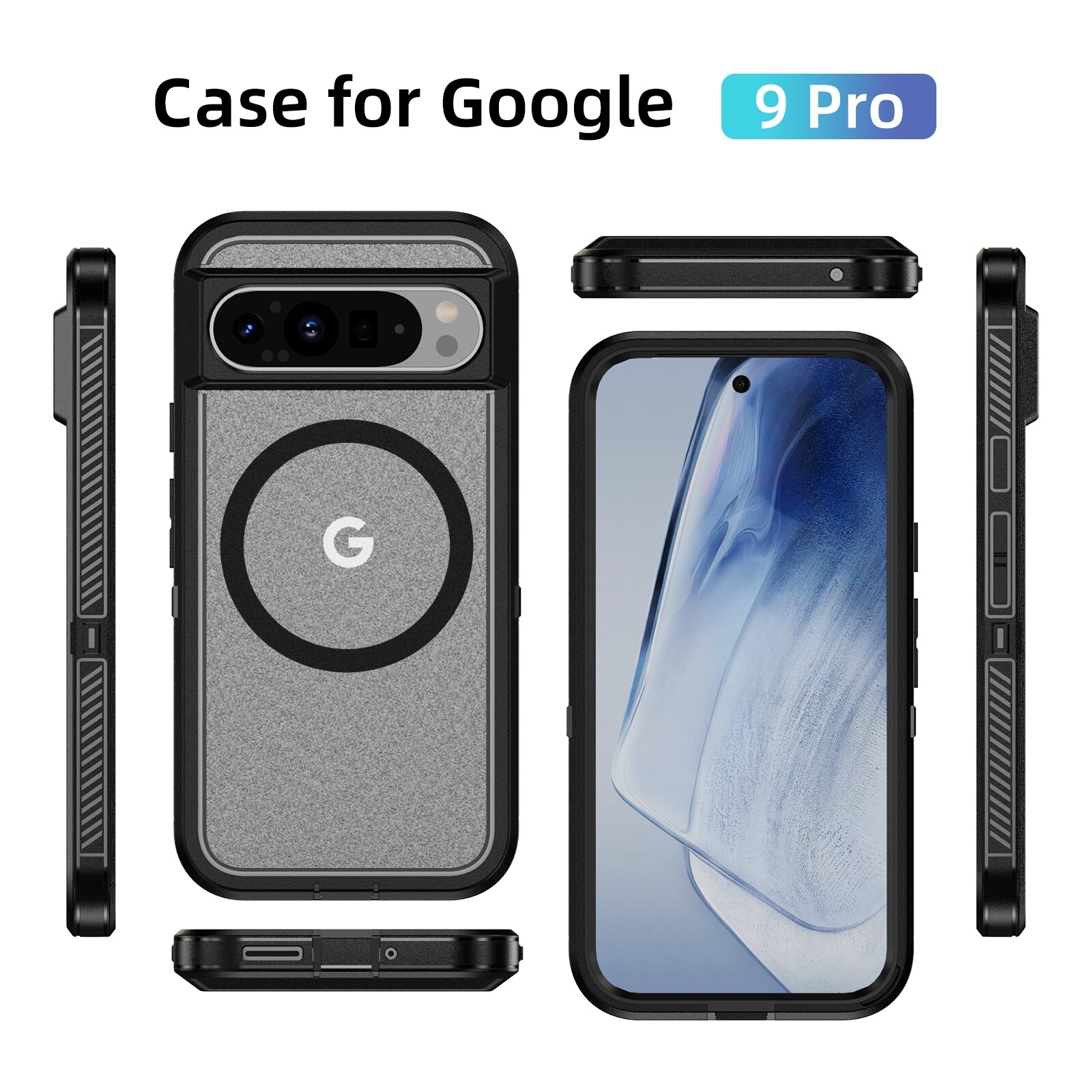 For Google Pixel 8A 8 9 Pro Shockproof TPU+PC Mag Safe Slim Back Phone Case