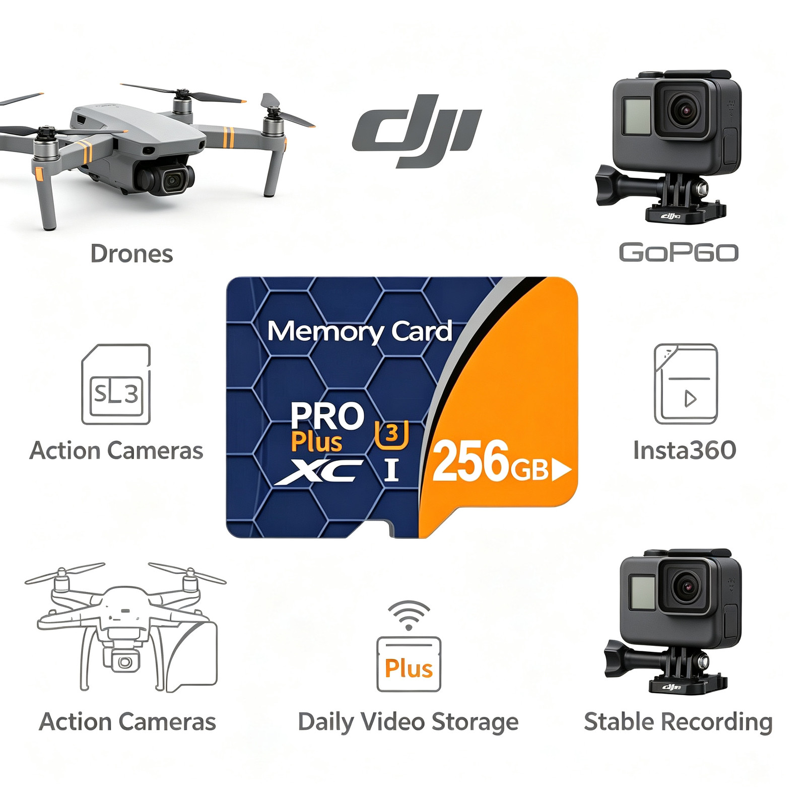 High Speed Memory Micro SD Card 64GB 128GB 256GB 1TB TF Card Ultra Class10 lot