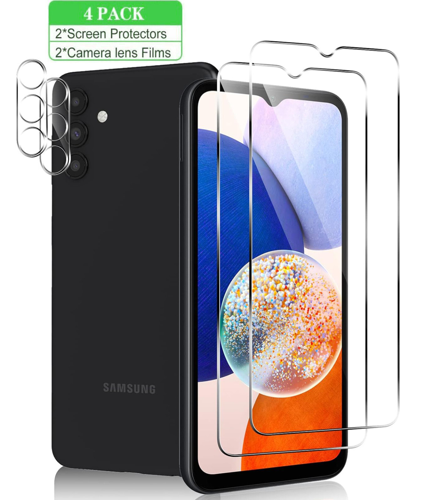 For Samsung Galaxy A03/A12/A13/A14/A32/A42 Screen Protector /Camera Lens Cover