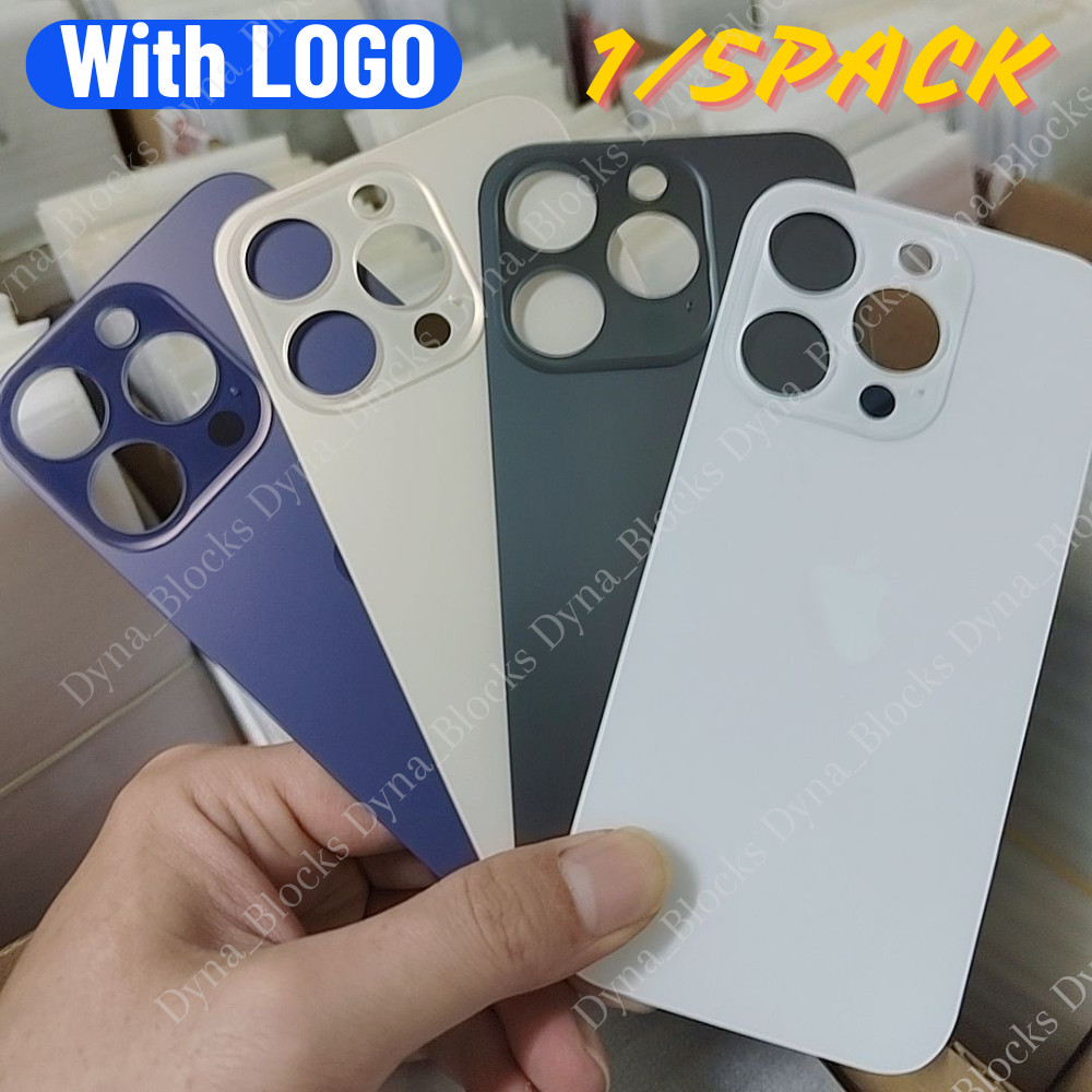 Back Glass Replacement Big Hole For iPhone 11 12 13 14 15 Pro XR Rear Cover Lot