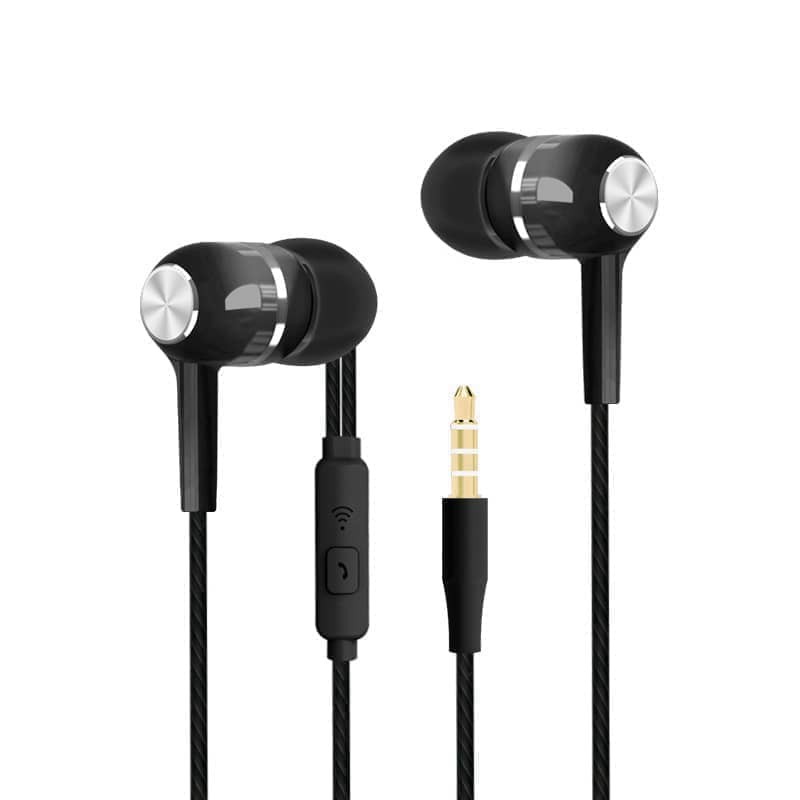 3.5mm Wired In-Ear Earbuds Stereo Sport Headphones w/ Mic Multi Color for Apple