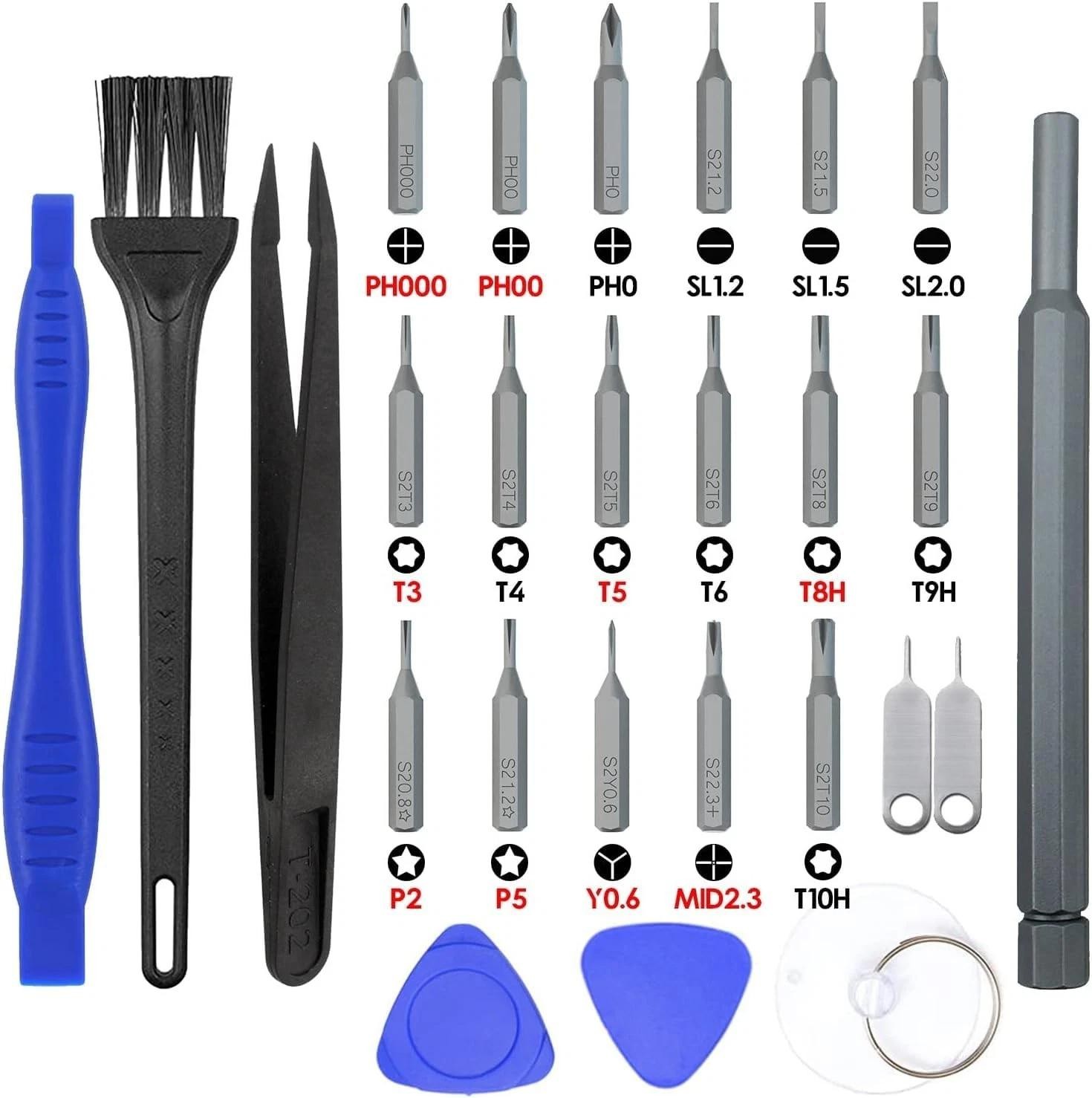 Macbook Screwdriver 26pcs Macbook Pro Repair Tool Kit P5 Pentalobe, T5 Torx