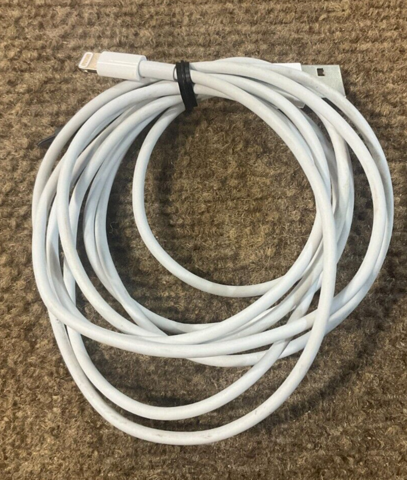 Authentic Apple USB Type-A to Lightning Cable 6.6′ MD819AM/A ✅ ❤️ ✅ ❤️ ✅ 2 QTY