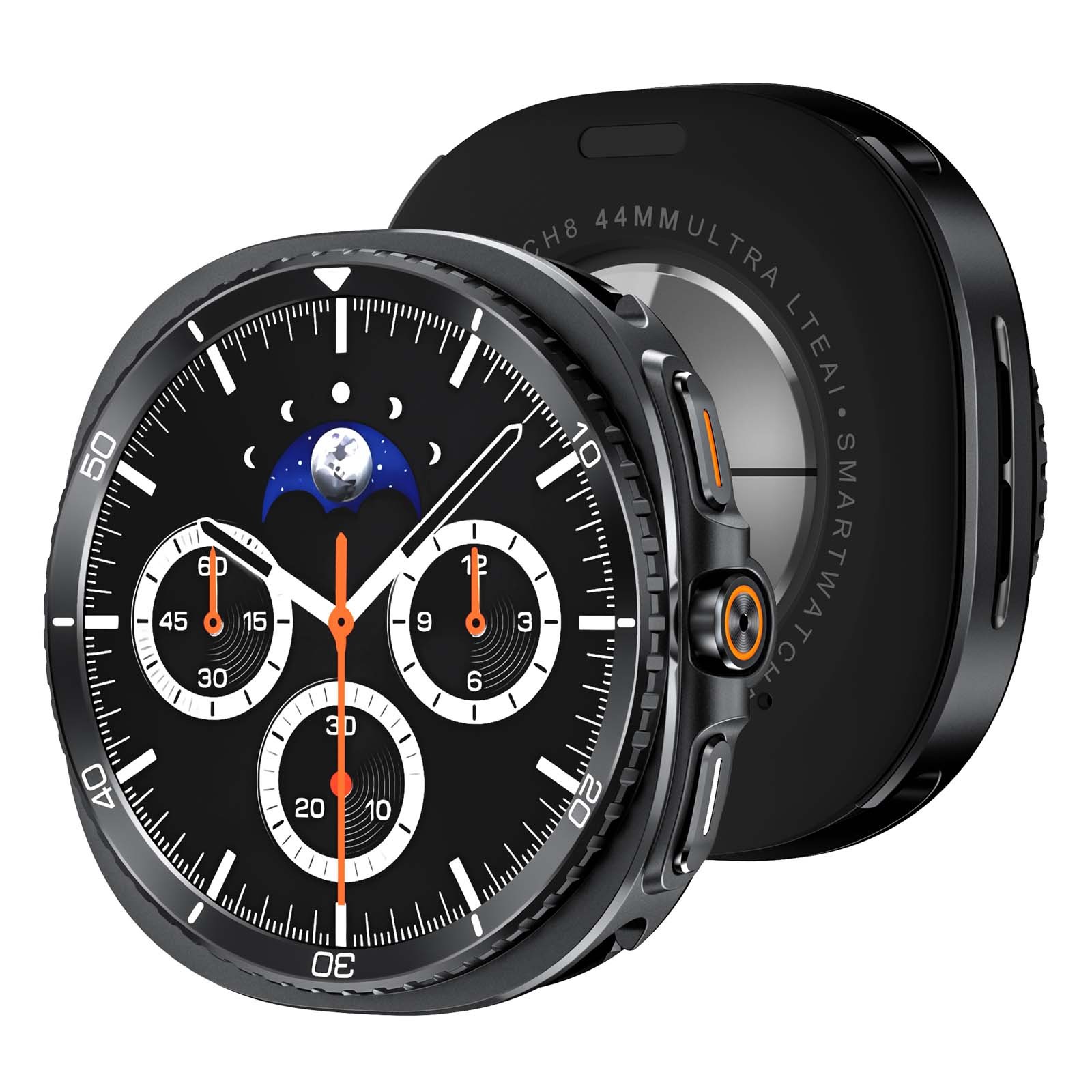 For Samsung Galaxy Watch 8 40mm/44mm Rugged Metal Protective Bumper Case Cover