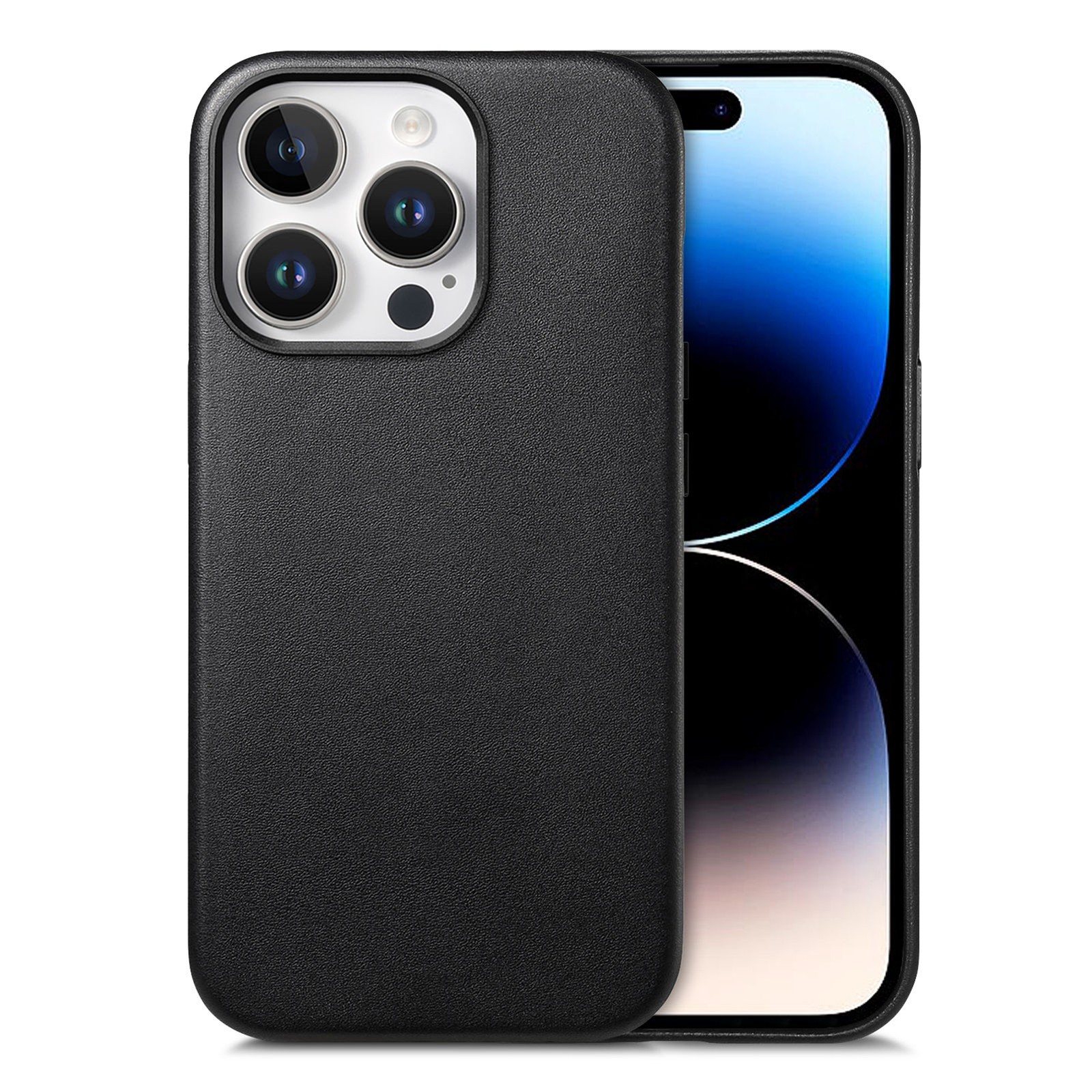 For iPhone 17 Pro Max Air 16 15 14 13 Pro Leather Case Mag Safe Shockproof Cover