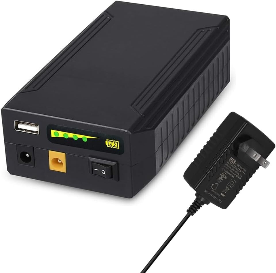 Talentcell Rechargeable 72W 100Wh 12V/8300mAh 9V/11000mAh 5V/20000mAh DC Outp…