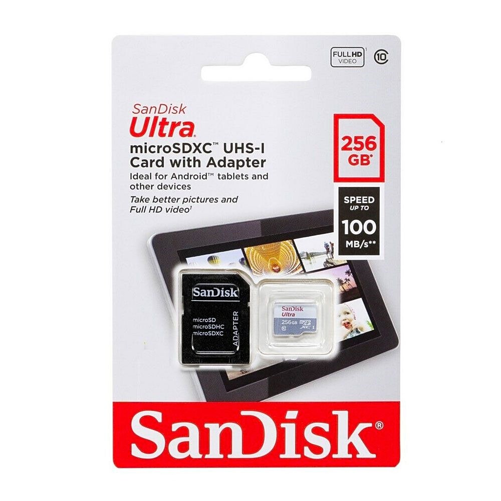 SanDisk Ultra 16GB 32GB 64GB 128GB Micro SD C10 SDXC Flash Memory TF Card Reader