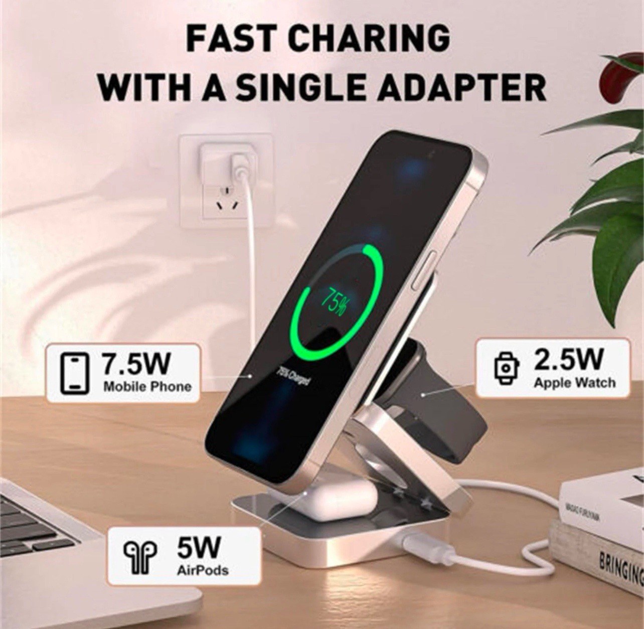 Magnetic Wireless Fast Charger 3 In 1