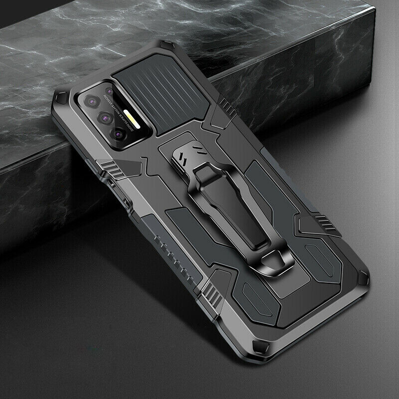 For Xiaomi Poco X5 X4 X3 M4 Pro Shockproof Belt Clip Stand Case+Screen Protector