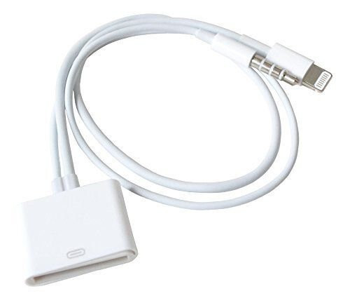 Music Audio Dock Adapter 8 Pin to 30 Pin Docking Cable For 5 5s 6 and 6 plus