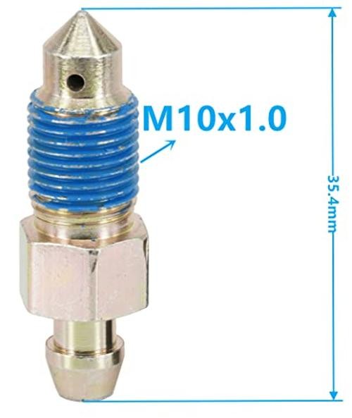 4-Piece Speed Bleeder Kit with Dust Caps – M10x1.0 – 35.4mm (4 PCS)