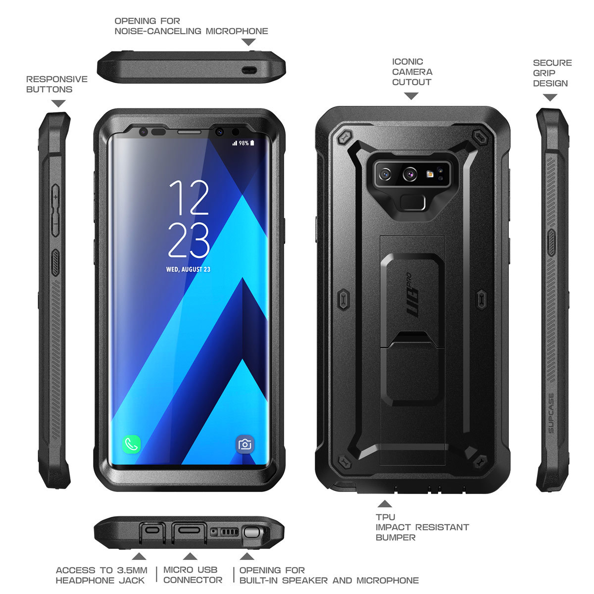 For Samsung Galaxy Note 9 Case SUPCASE UBPro Full-body Rugged Shockproof Cover
