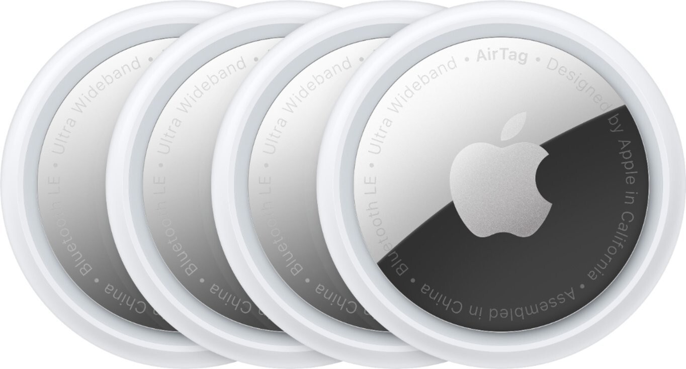 Apple AirTag (4-Pack) – MX542AM/A | Color: Silver