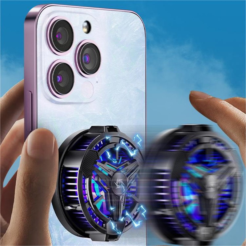 ABS+Aluminum+PC Phone Radiator Cell Phone Cooler Portable Phone Cooling Fan