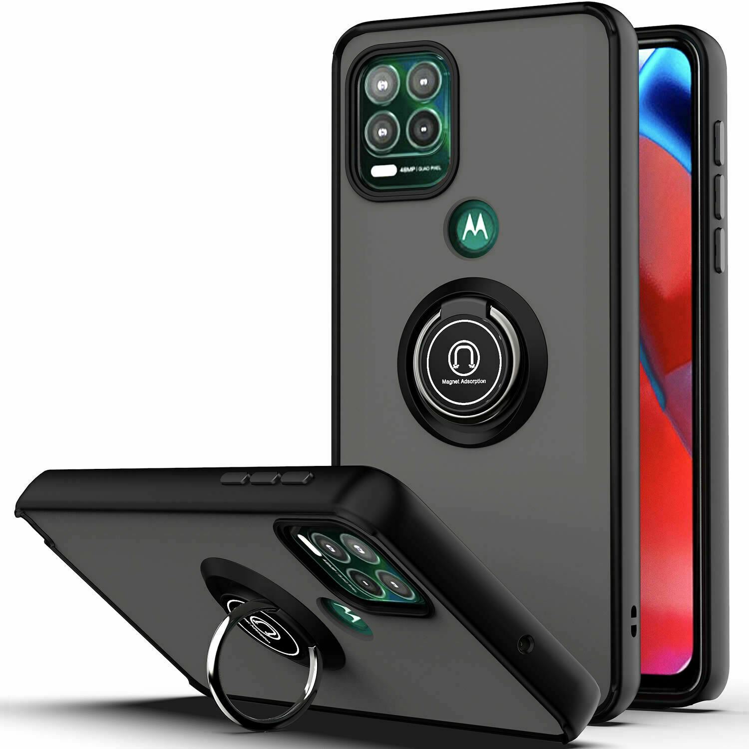 Hot Ring Luxury Magnetic Shockproof Case For Motorola Moto G Stylus 5G (2021)