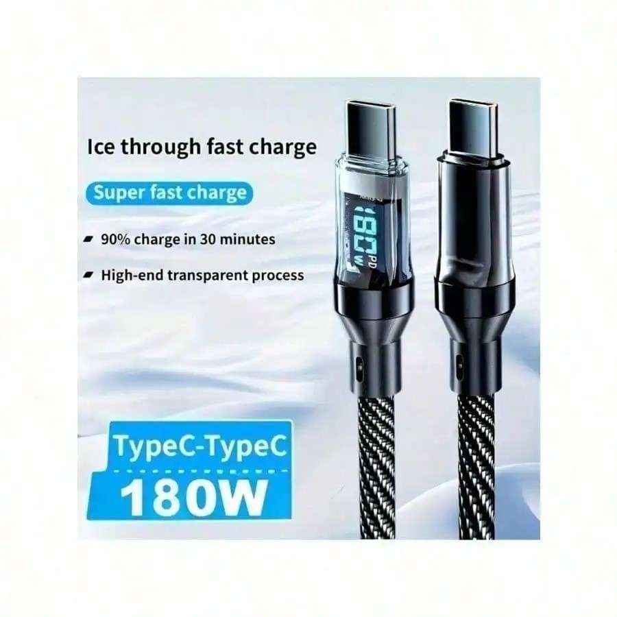 Braided USB to Type-C Fast Charging Data SYNC Charger Cable Cord 3FT{1 M} Lot