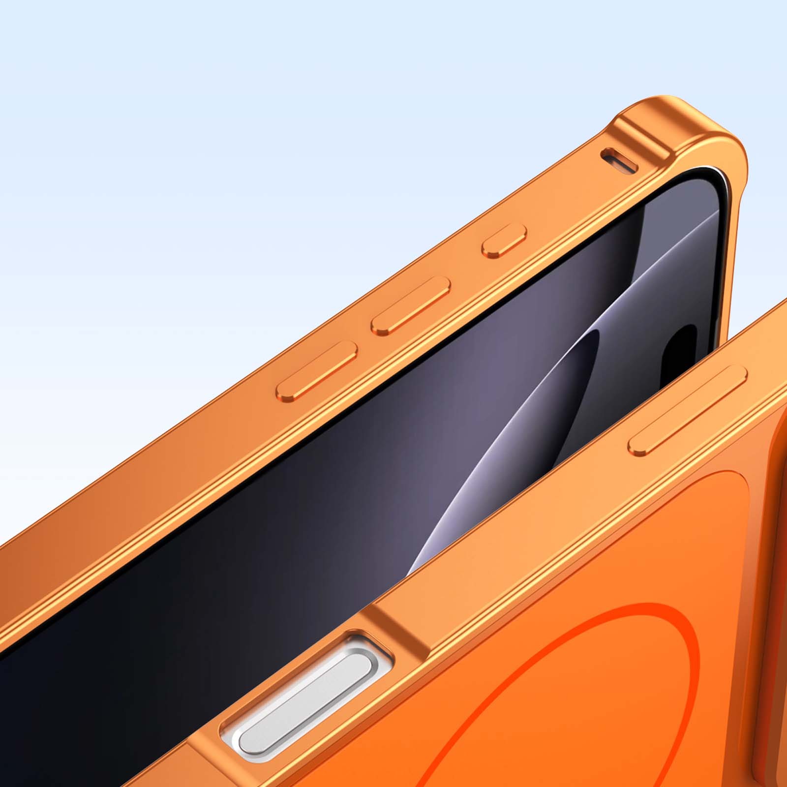 For iPhone 14/15/16/17 Pro Max Metal Bumper Case Mag-Safe Shockproof+Lens Cover