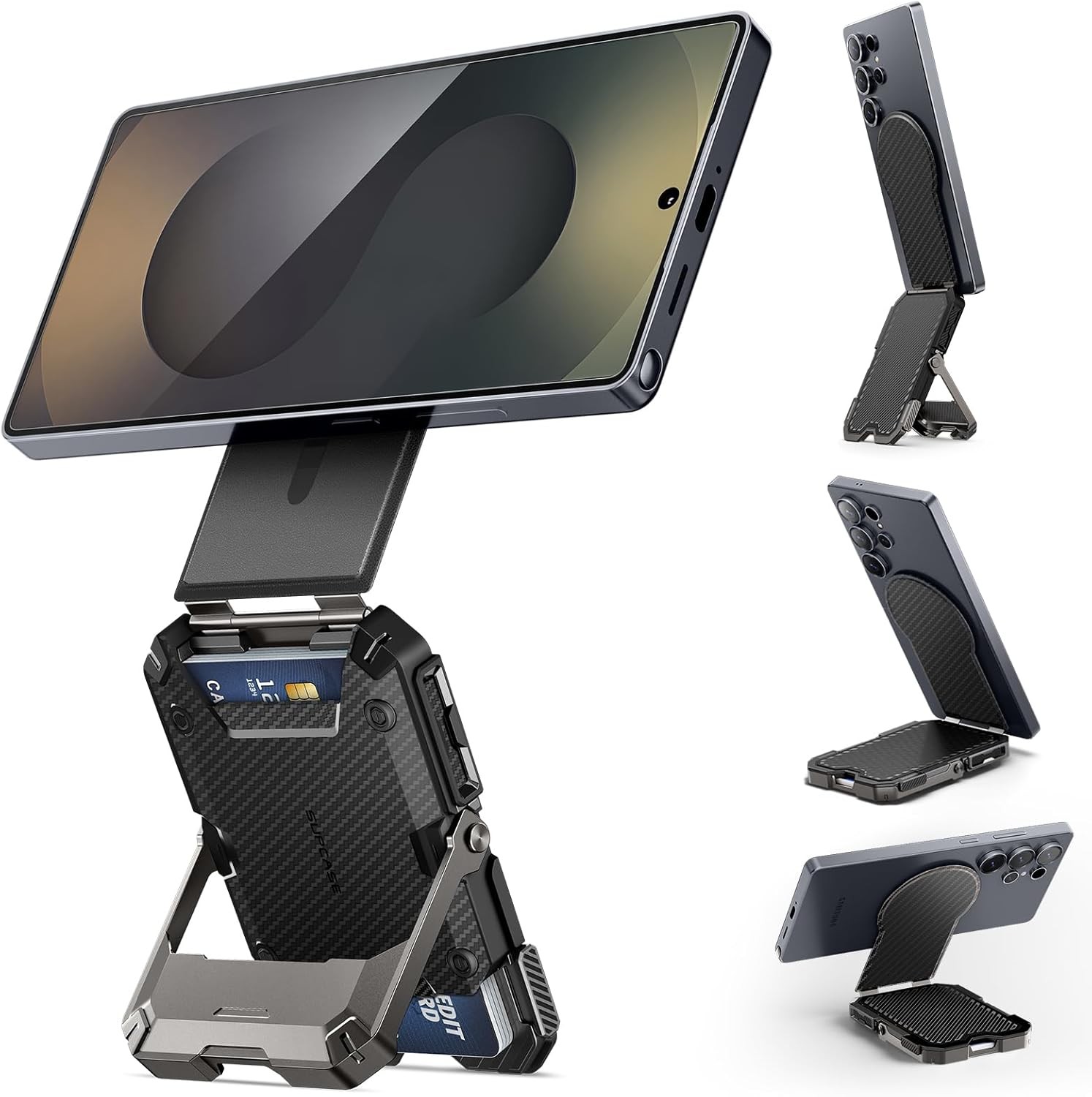 SUPCASE For MagSafe Wallet Phone Card Holder Tripod For Samsung Galaxy S Series