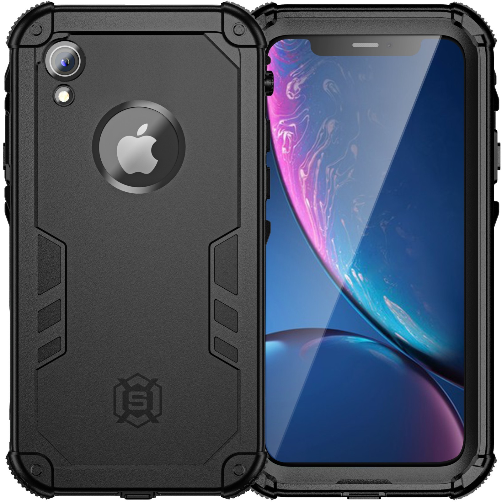 For iPhone XR X/XS Xs Max Waterproof Case With Screen Protector