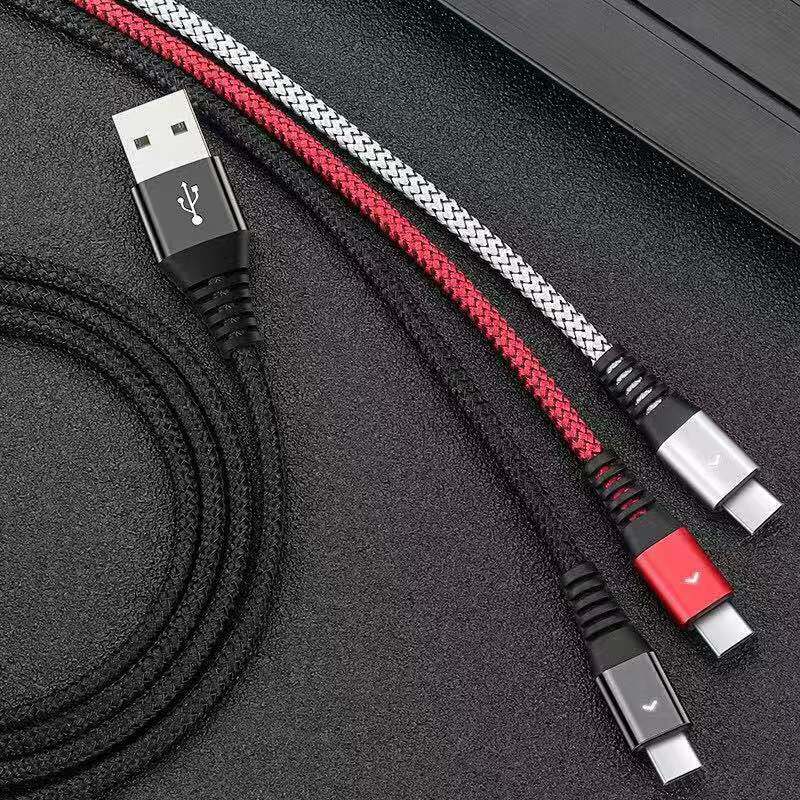 LED USB Type C Fast Charger Cable For Samsung Galaxy S9 S10 S20 Note 10 20 Ultra