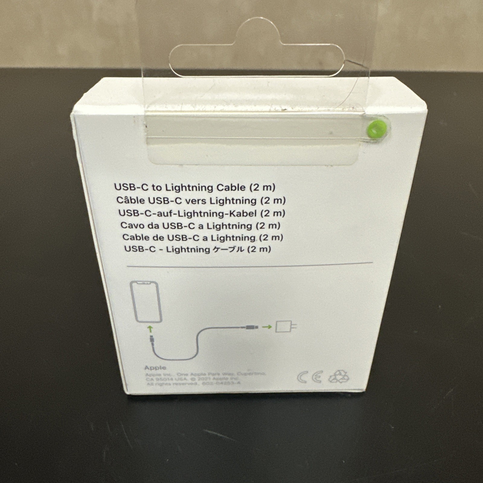 Apple USB-C to Lightning Cable (2 m) – MQGH2AM/A -A2441 – OEM – Openbox
