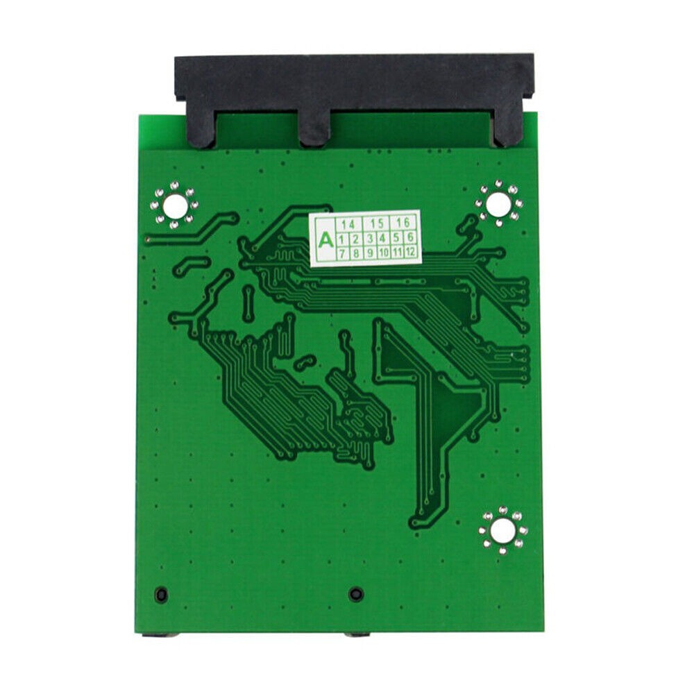 SD SDHC MMC Memory Card to 7+15P SATA Serial ATA Converter Adapter