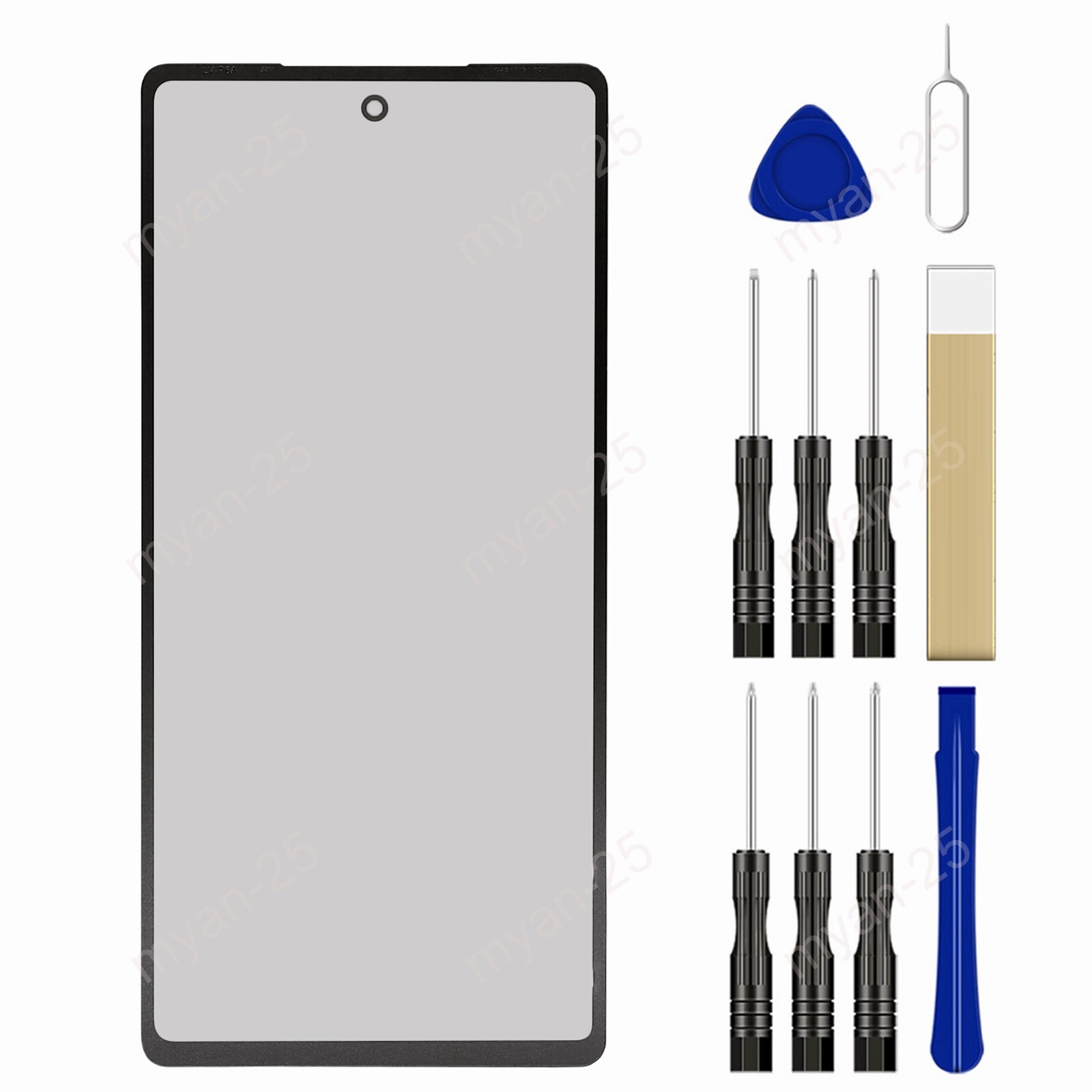 For Google Pixel 6a Front Screen Outer Glass Lens + OCA Replacement