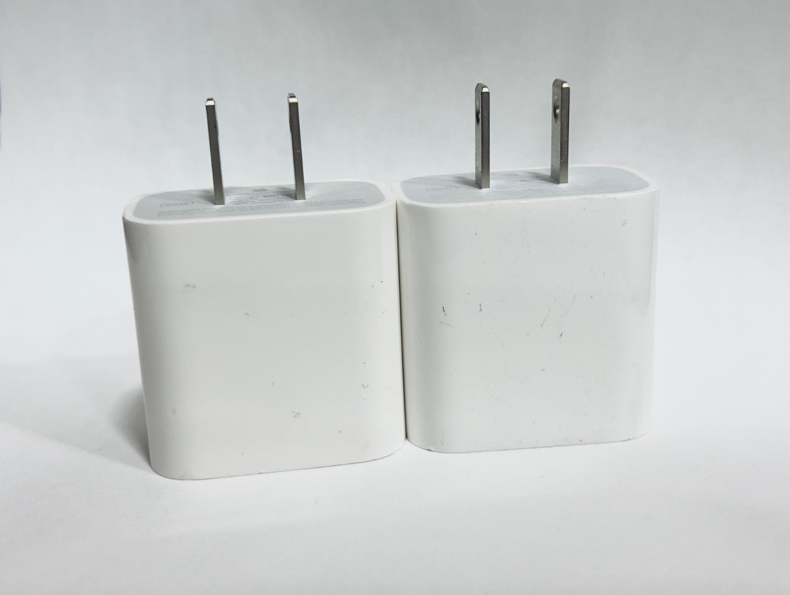 2 Pack – Genuine OEM Apple 20W USB-C Fast Charger Wall Power Adapter