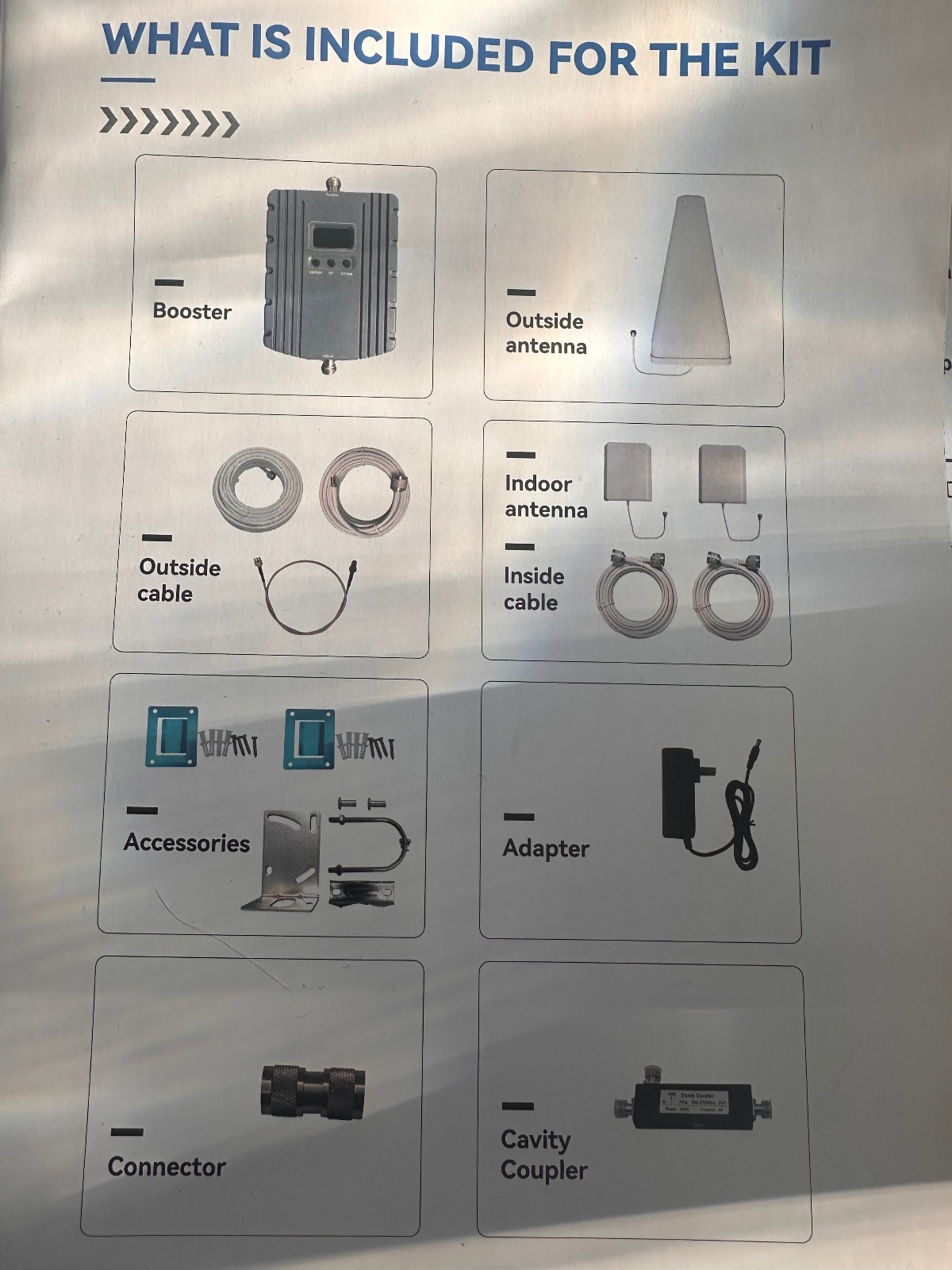 CELL PHONE SIGNAL BOOSTER UP TO 8000 SQ FT 5G COMPATIBLE BANDS BRAND NEW