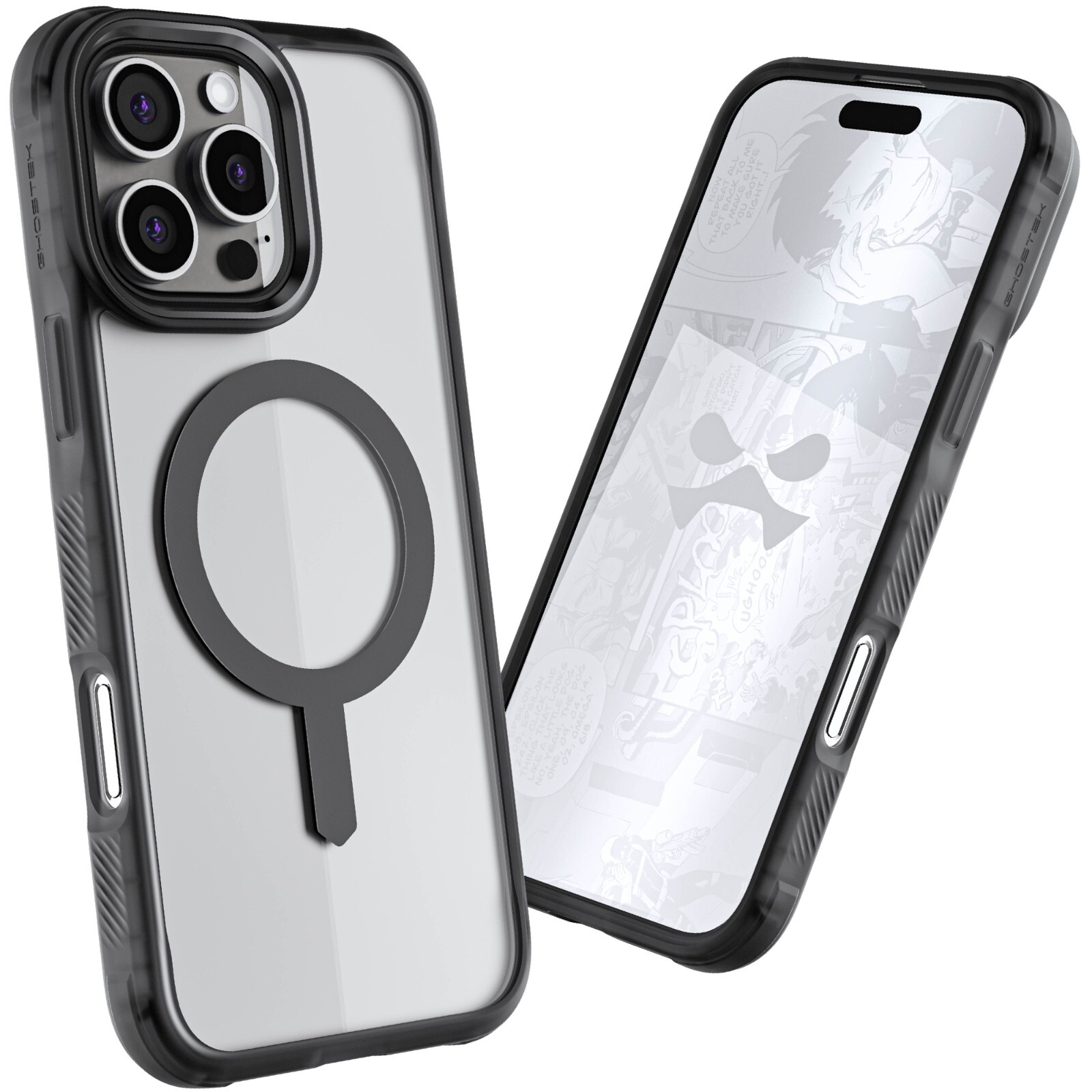 Ghostek Covert MagSafe Clear Case Designed for iPhone 16 / Plus / 16 Pro / Max