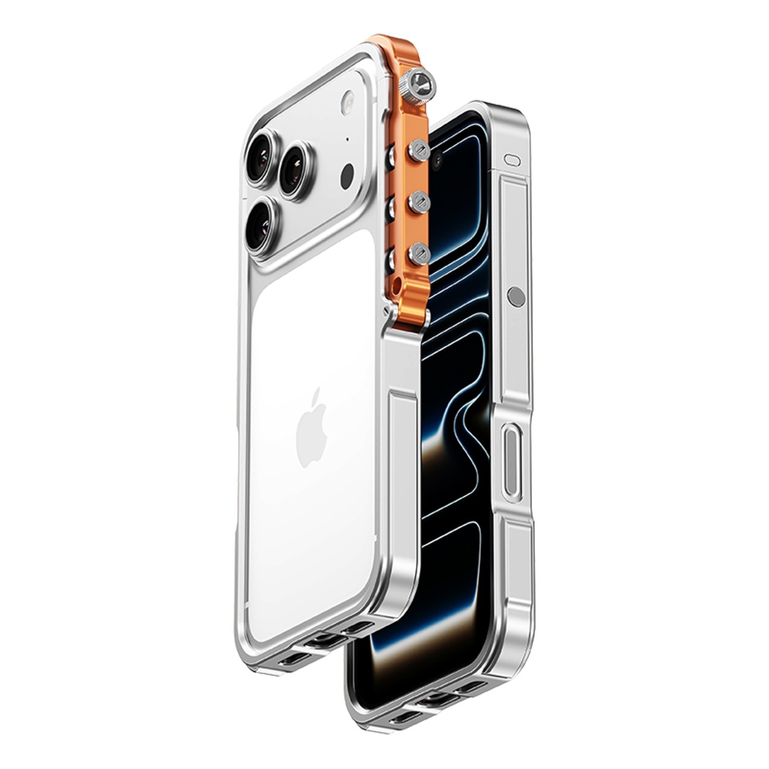 Bumper Cover For iPhone 15/16/17 Pro max Aluminum Alloy Metal Frame Phone Case