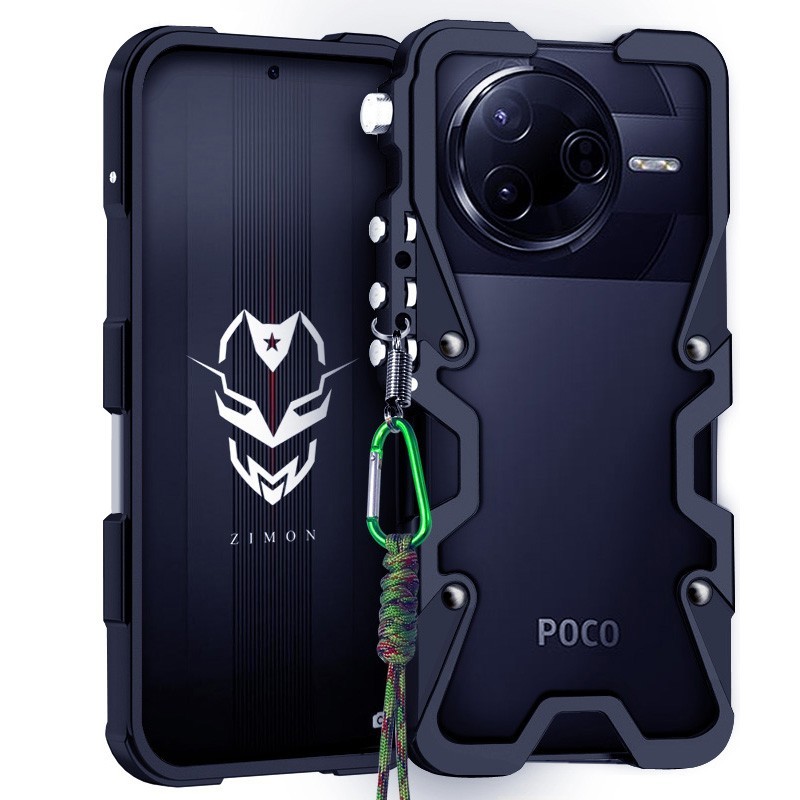 For Xiaomi Poco F8 15 Ultra 15s 14T 15T 17 Pro Max Armor Screw Metal Frame Case