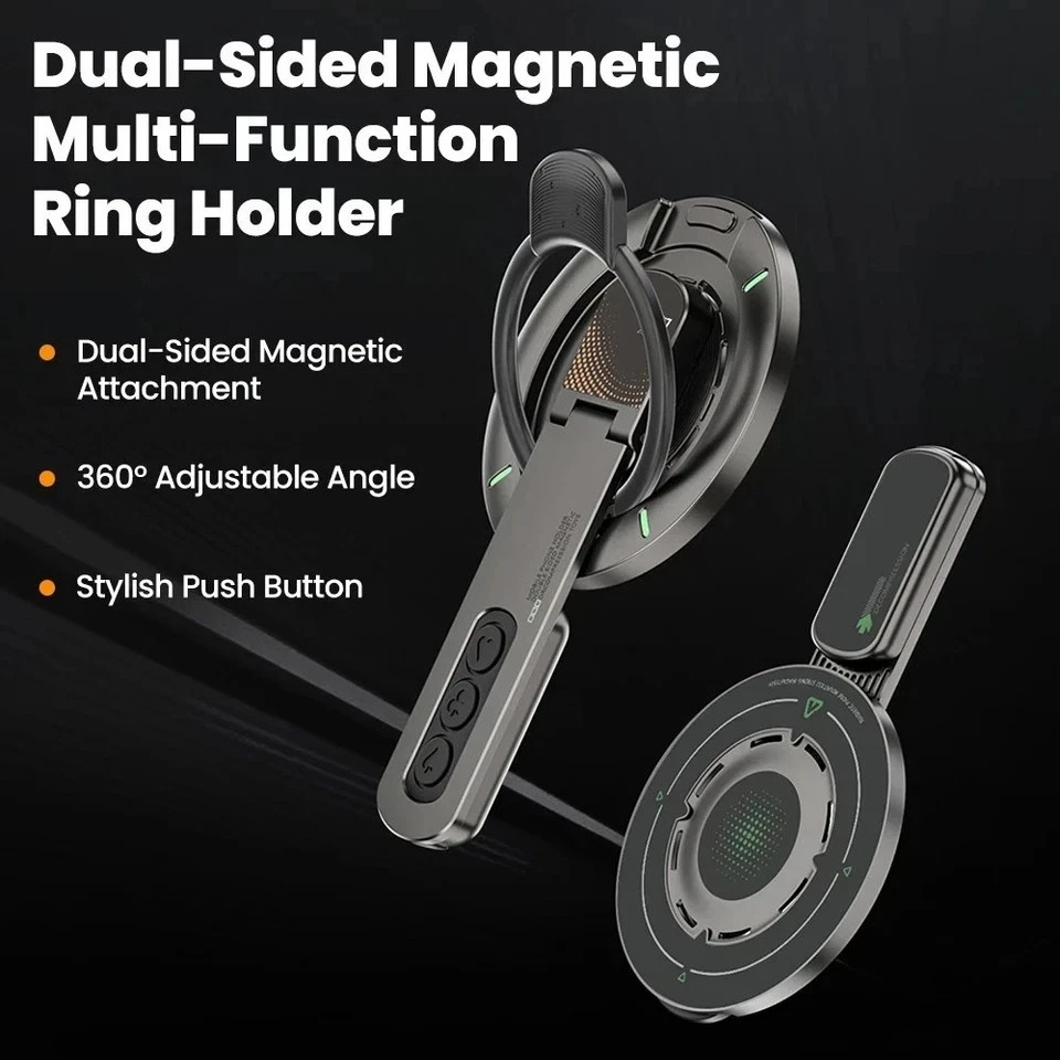 Magnetic 360° Finger Grip Ring Kickstand Gym Phone Holder Stand For Magsafe